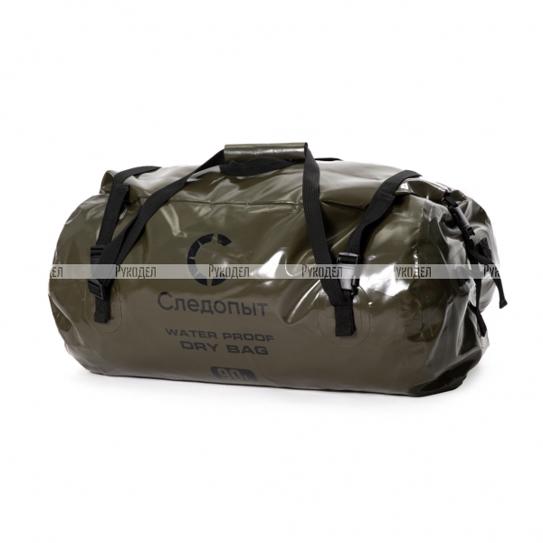 Гермосумка "СЛЕДОПЫТ - Dry Bag Pear", 90 л, цв. хаки/25/15/, PF-DBP-90Н