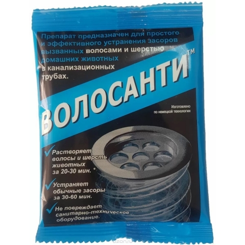 products/Средство для устранения засоров Волосанти, арт. РО 109