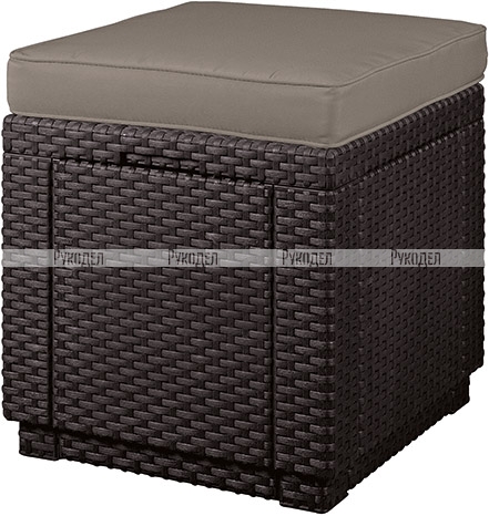 Пуф Alliber Cube With Cushion (коричневый) (17192157+), 209435