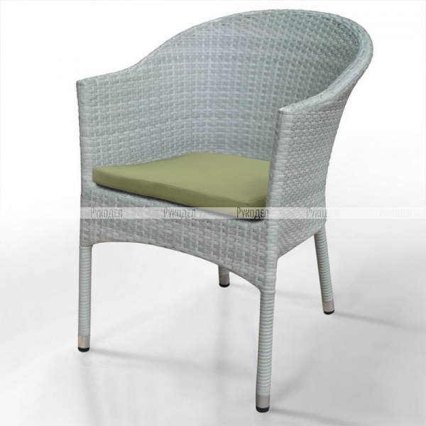 Плетеное кресло из искусственного ротанга Afina WS2907W White