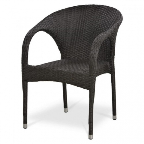 products/Плетеное кресло из искусственного ротанга Afina Y290B-W52 Brown
