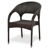 Плетеное кресло из искусственного ротанга Afina Y90C-W51 Brown