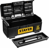 Ящик для инструмента "TOOLBOX-24" пластиковый, STAYER Professional арт.38167-24