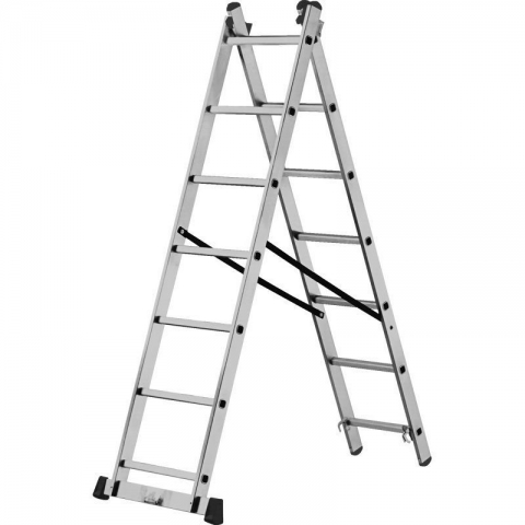 products/Лестница двухсекционная алюминиевая Кратон 2х9 ст. 2 14 04 003